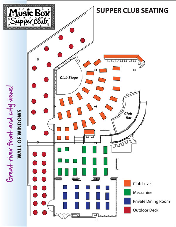 Seating Charts Music Box Supper Club