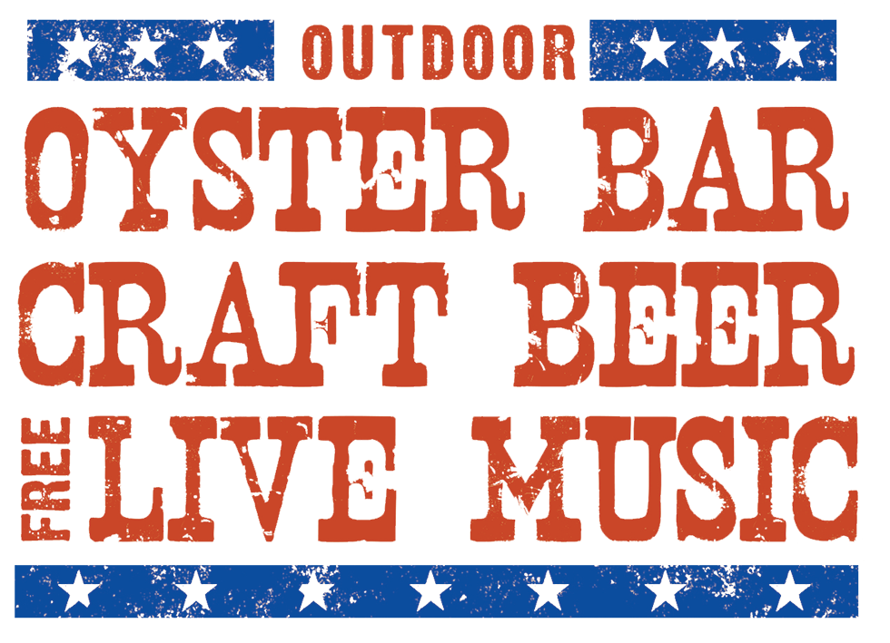 Outdoor Oyster Bar, Craft Beer, Free Live Music